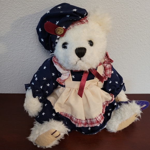 Brass Button Bear Toys Opal The Bear Of Love Brass Button Bear